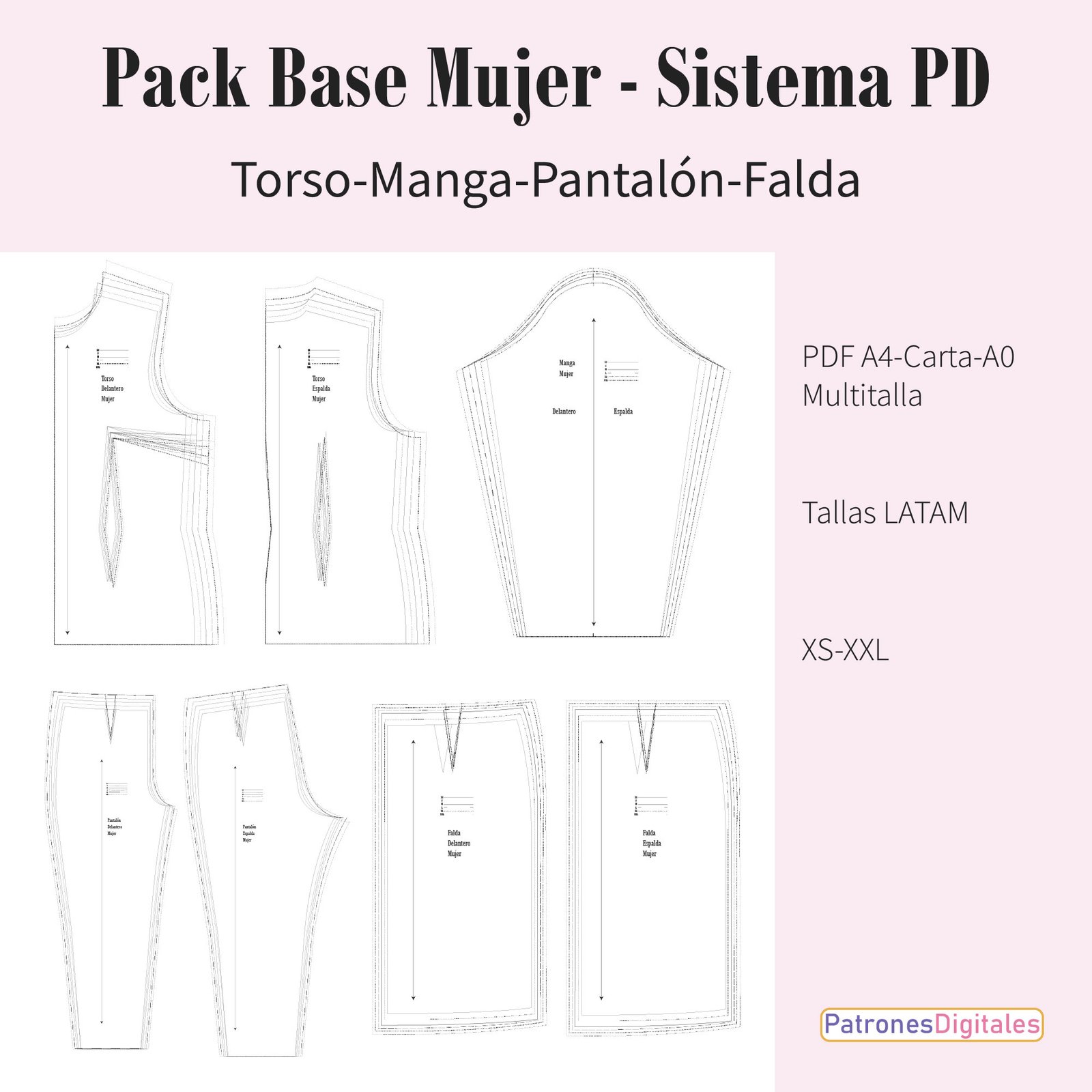 Pack Base Mujer - Sistema PD