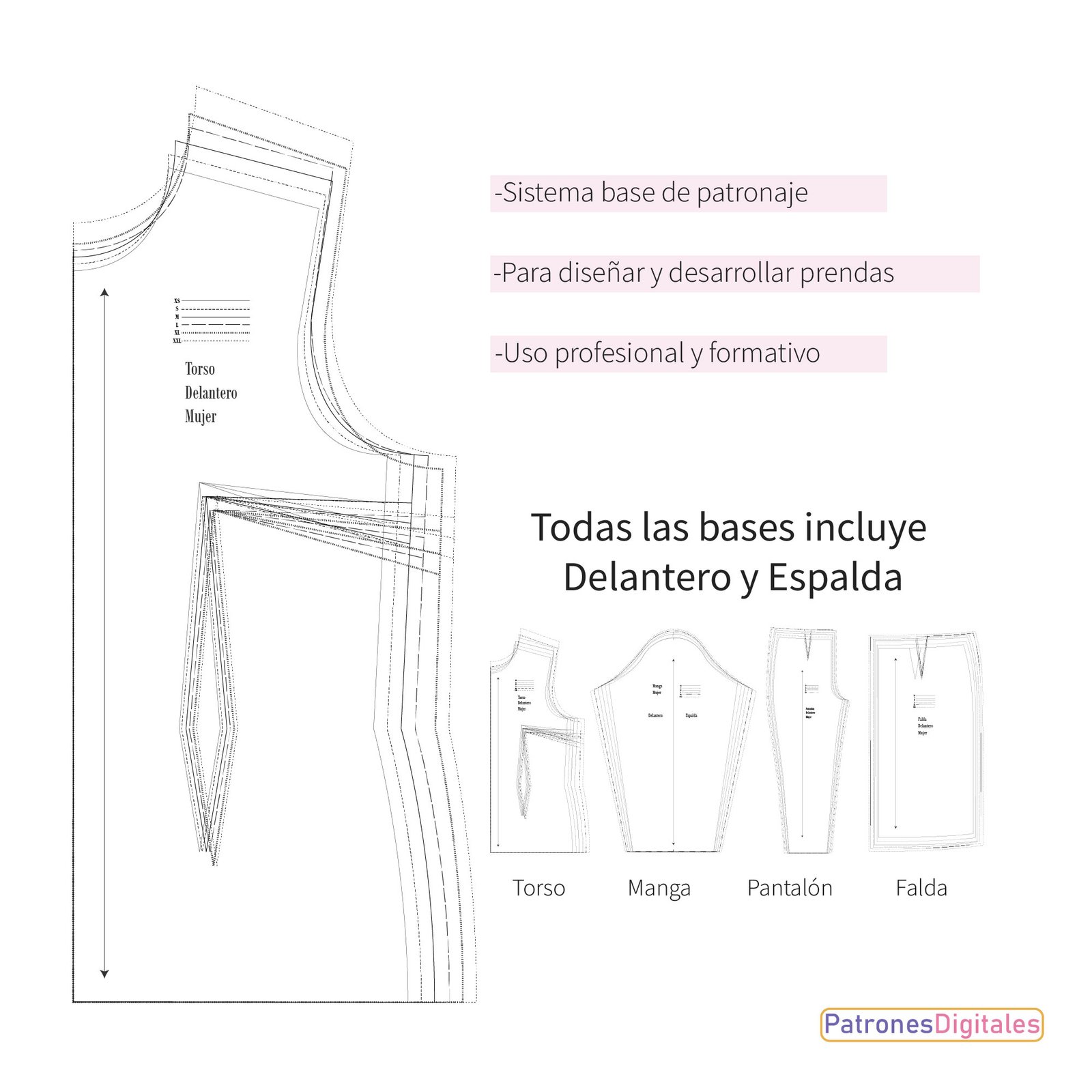 Pack Base Mujer - Sistema PD - Imagen 2