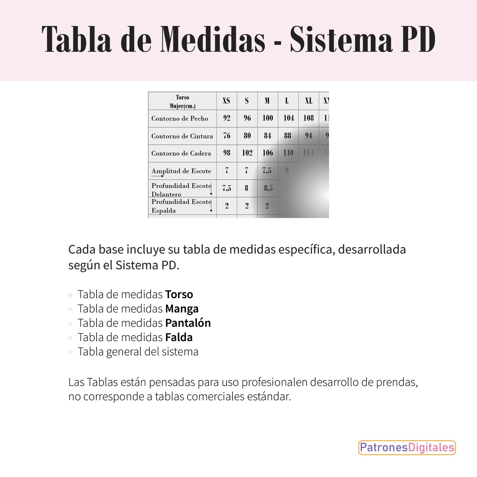 Pack Base Mujer - Sistema PD - Imagen 5