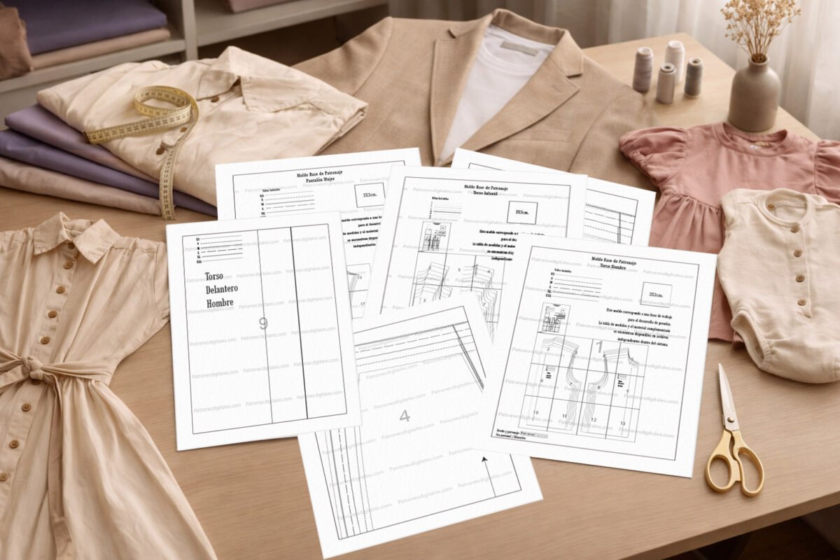 bases de patronaje pack completo