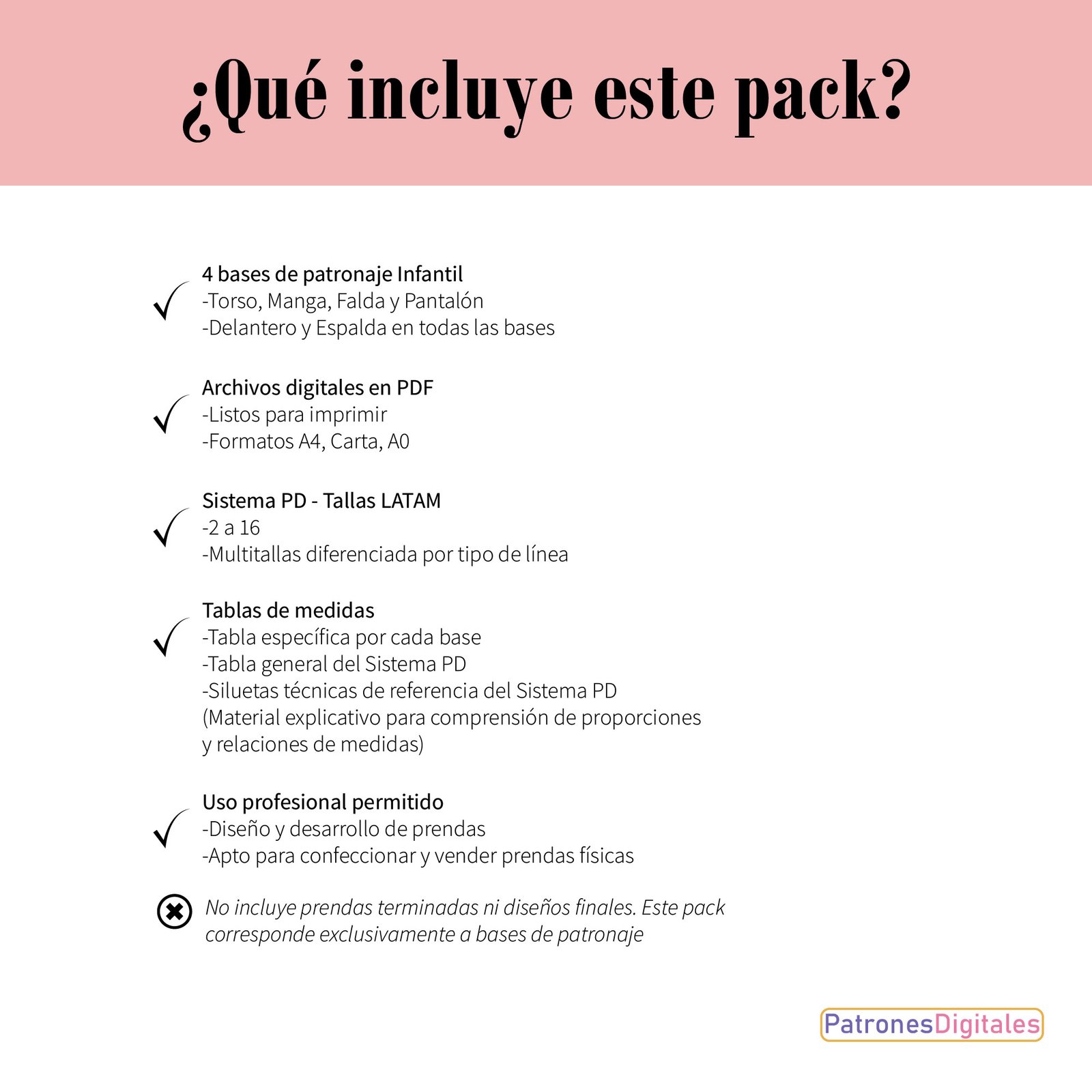 pack infantil 7