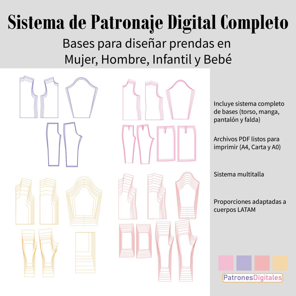 sistema de patronaje digital completo