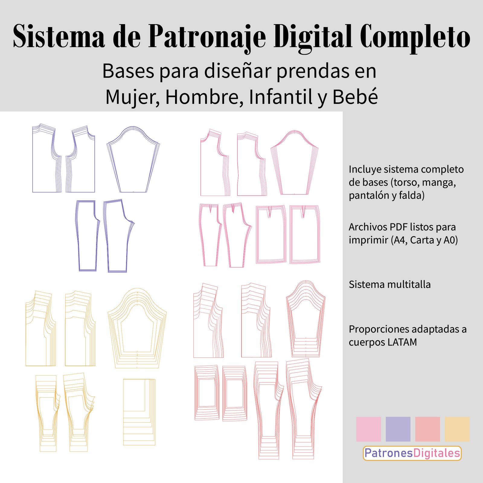 sistema de patronaje digital completo
