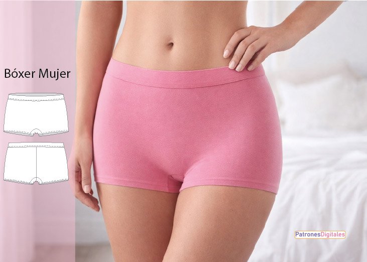 bóxer mujer miniatura