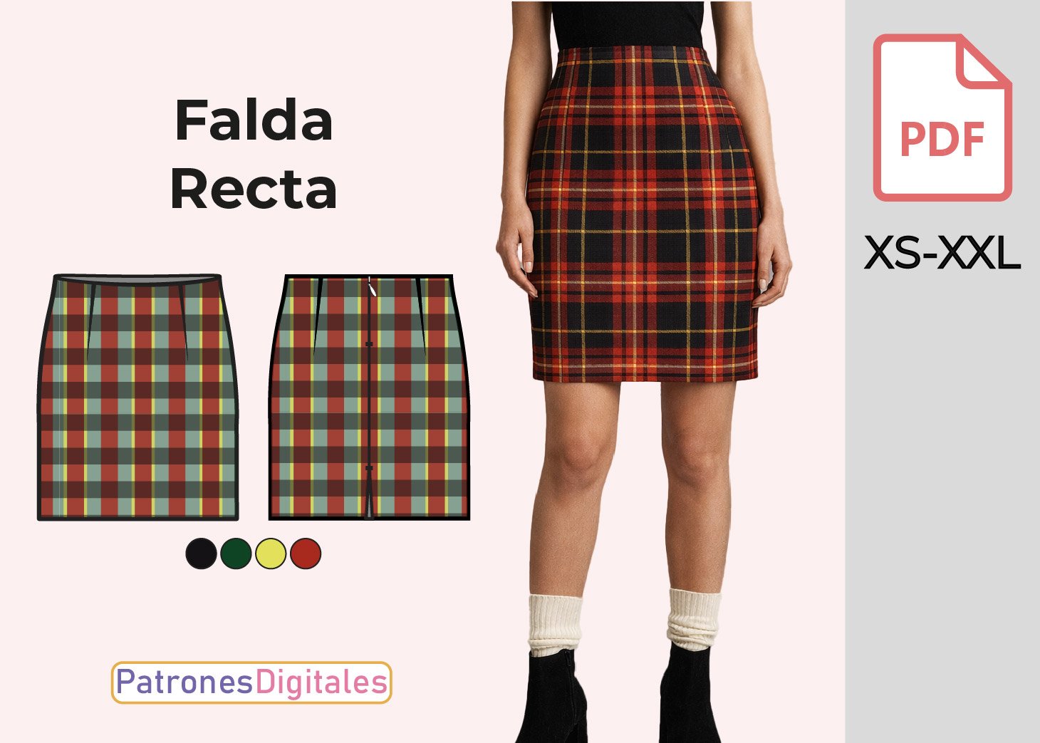 Falda Recta