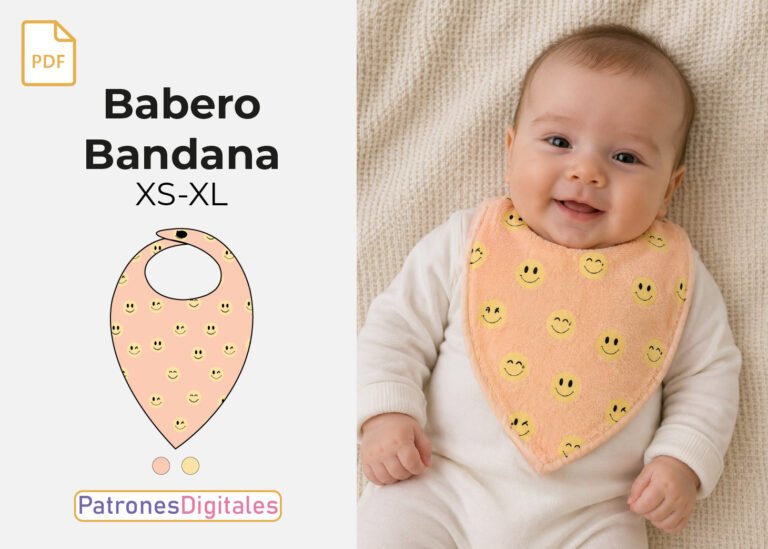 Babero Bandana bebé miniatura