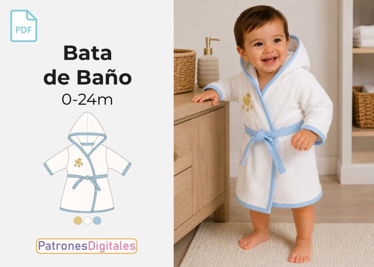 Bata de Baño Bebé miniatura