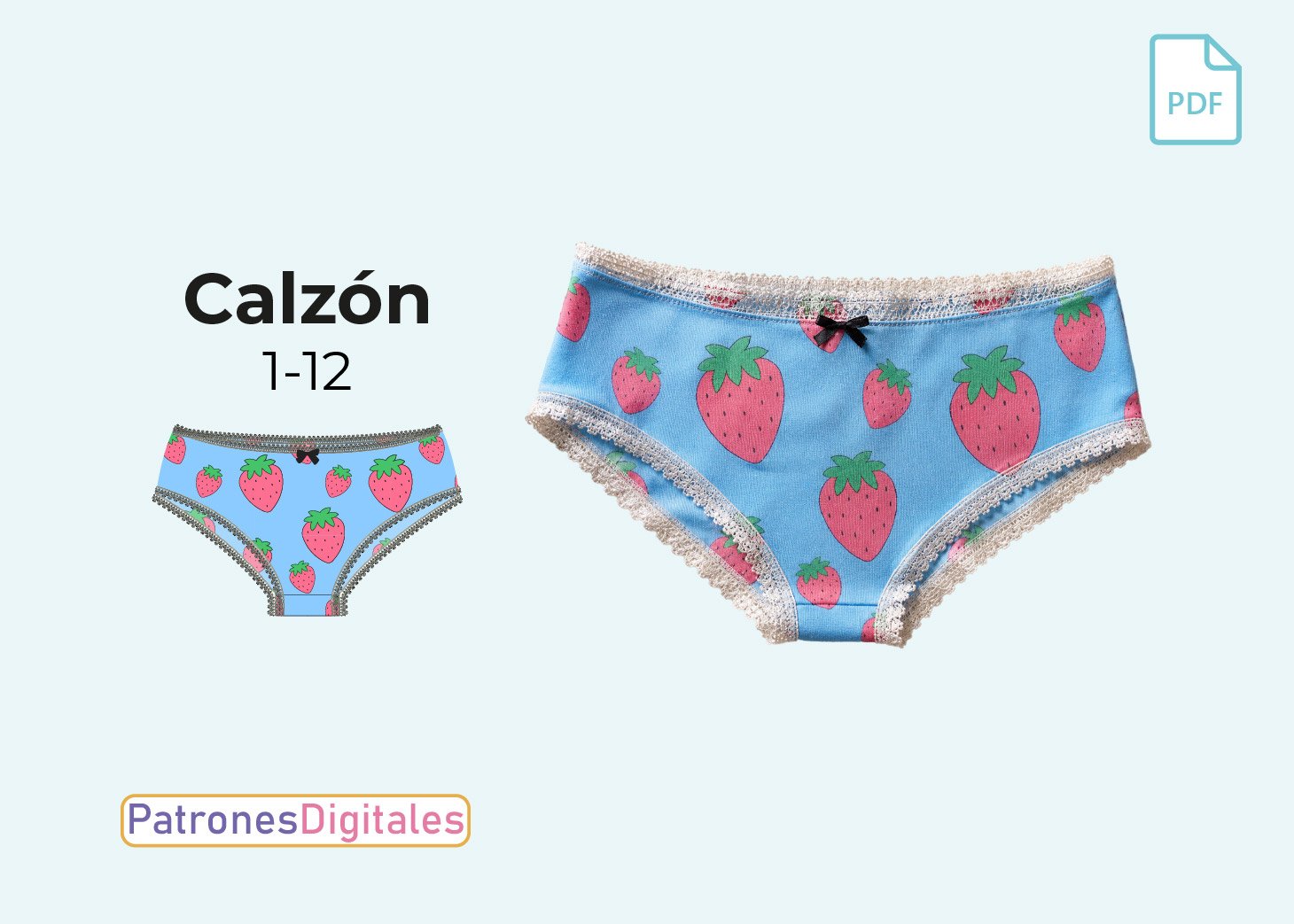 Patrón Gratis Calzón Niña en PDF – Descarga y Confección Fácil