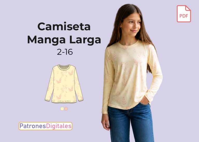 camiseta manga larga niña