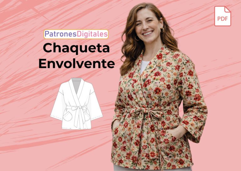 Chaqueta envolvente mujer miniatura