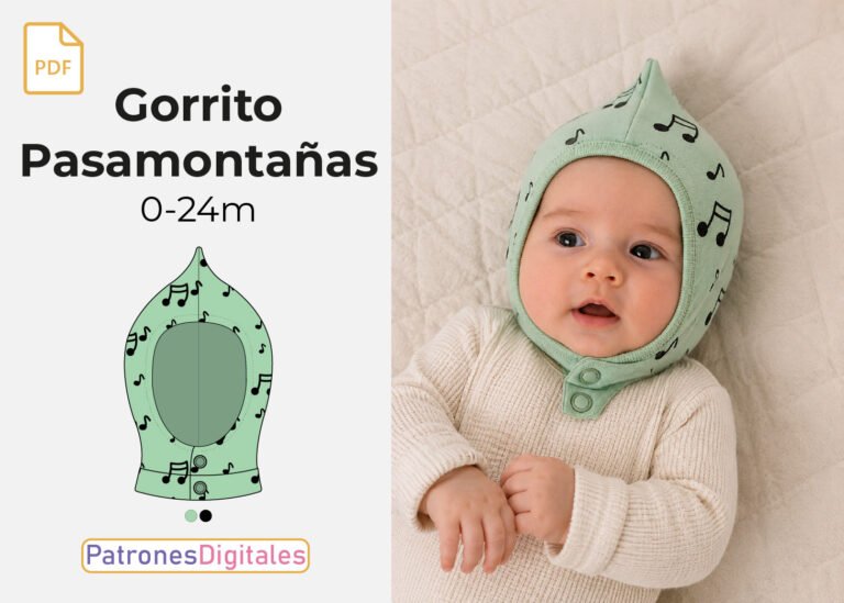 Gorrito tipo Pasamontañas miniatura