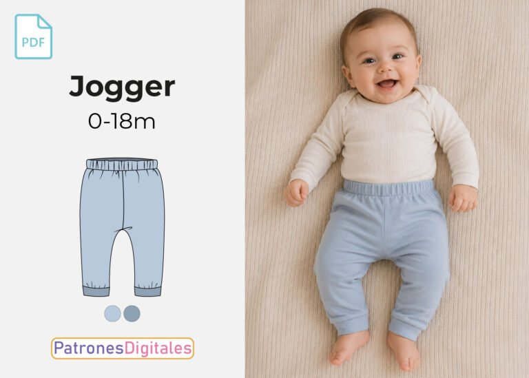 Jogger sin costuras laterales bebé miniatura