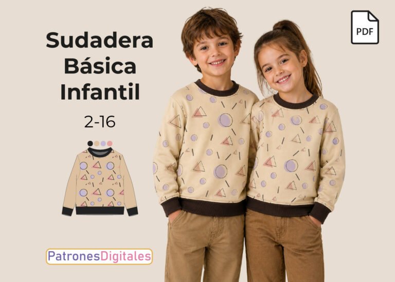 sudadera cuello redondo infantil miniatura