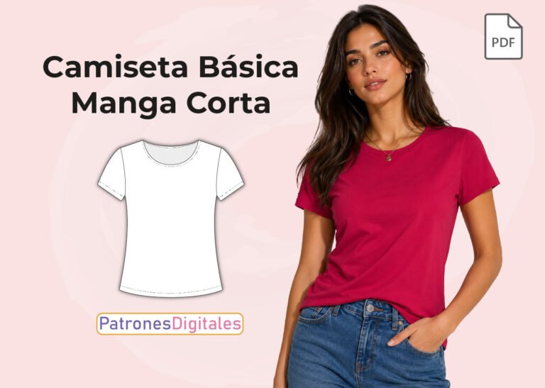 miniatura camiseta básica manga corta