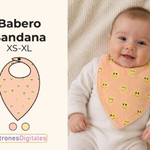 Babero Bandana bebé miniatura