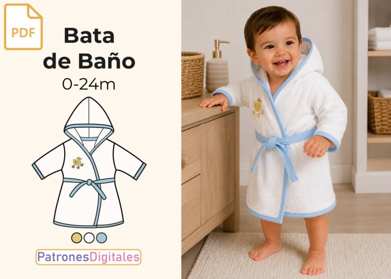 Bata de Baño Bebé miniatura