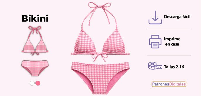 cabecera bikini niña