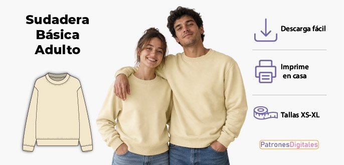 cabecera sudadera básica adulto