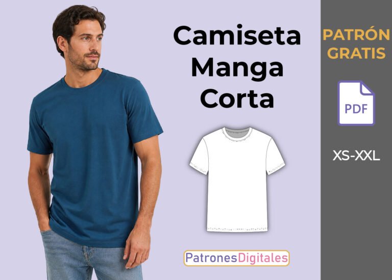 miniatura camiseta tradicional manga corta hombre