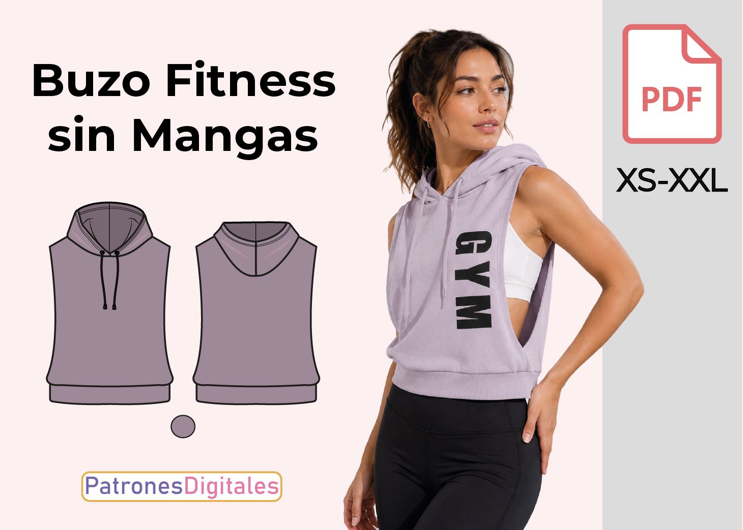 Buzo Fitness Sin Mangas