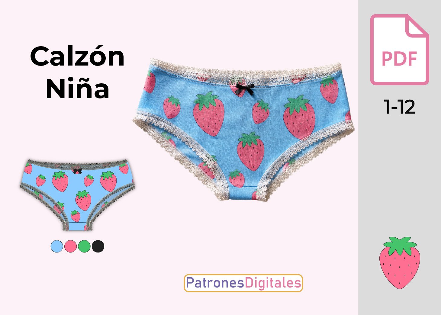 Patrón Gratis Calzón Niña en PDF – Descarga y Confección Fácil