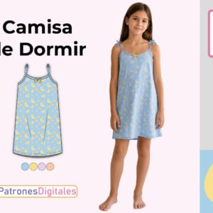 miniatura camisa de dormir niña