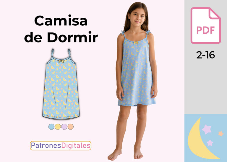 miniatura camisa de dormir niña