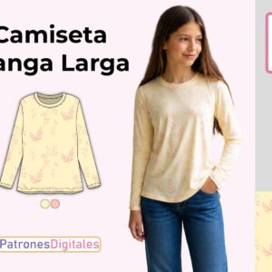 miniatura camiseta manga larga