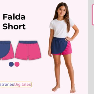 miniatura falda short