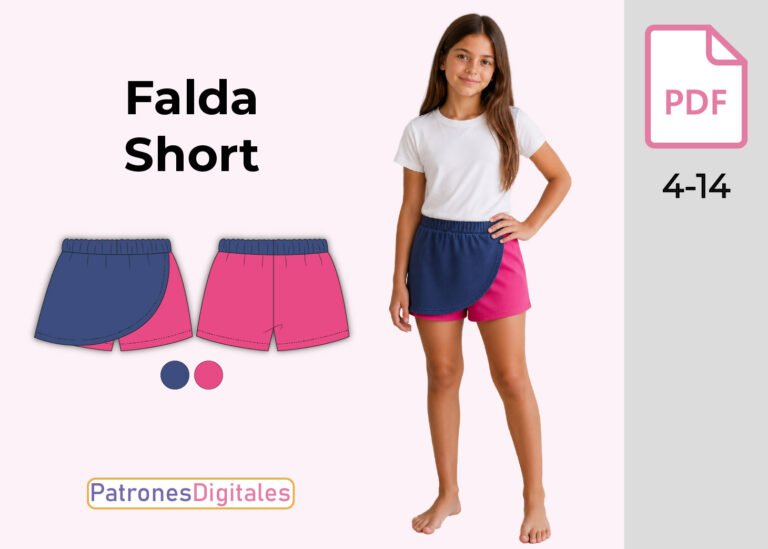 miniatura falda short