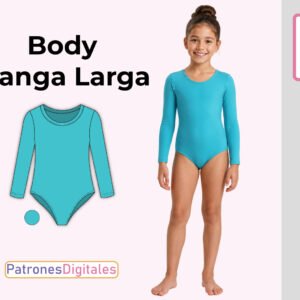 miniatura body manga larga