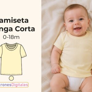 miniatura camiseta manga corta bebé