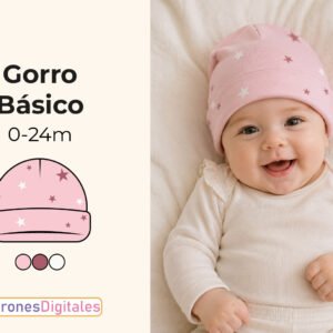 miniatura gorro básico bebé