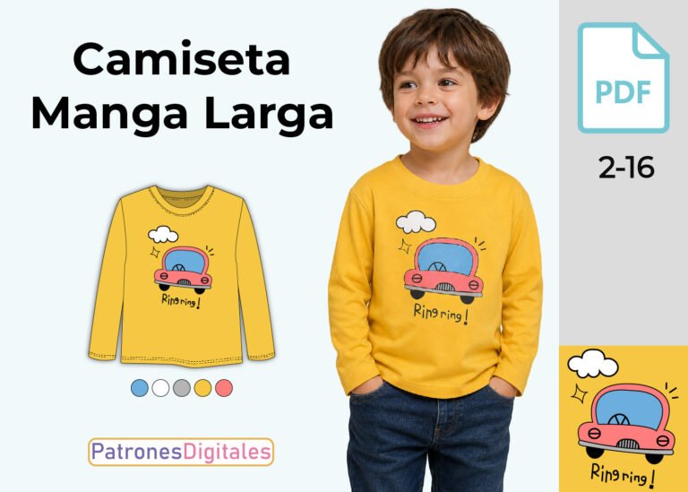 miniatura camiseta manga larga niño