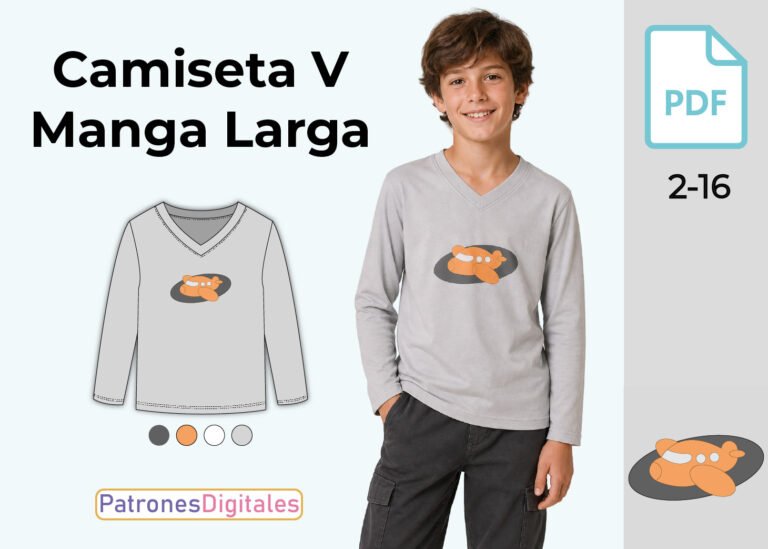 miniatura camiseta manga larga niño