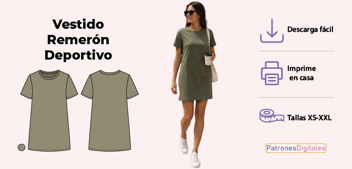 cabecera vestido remerón deportivo