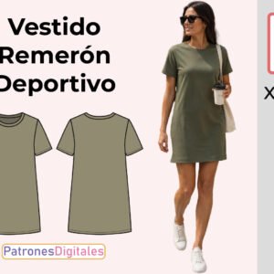 miniatura vestido remerón deportivo
