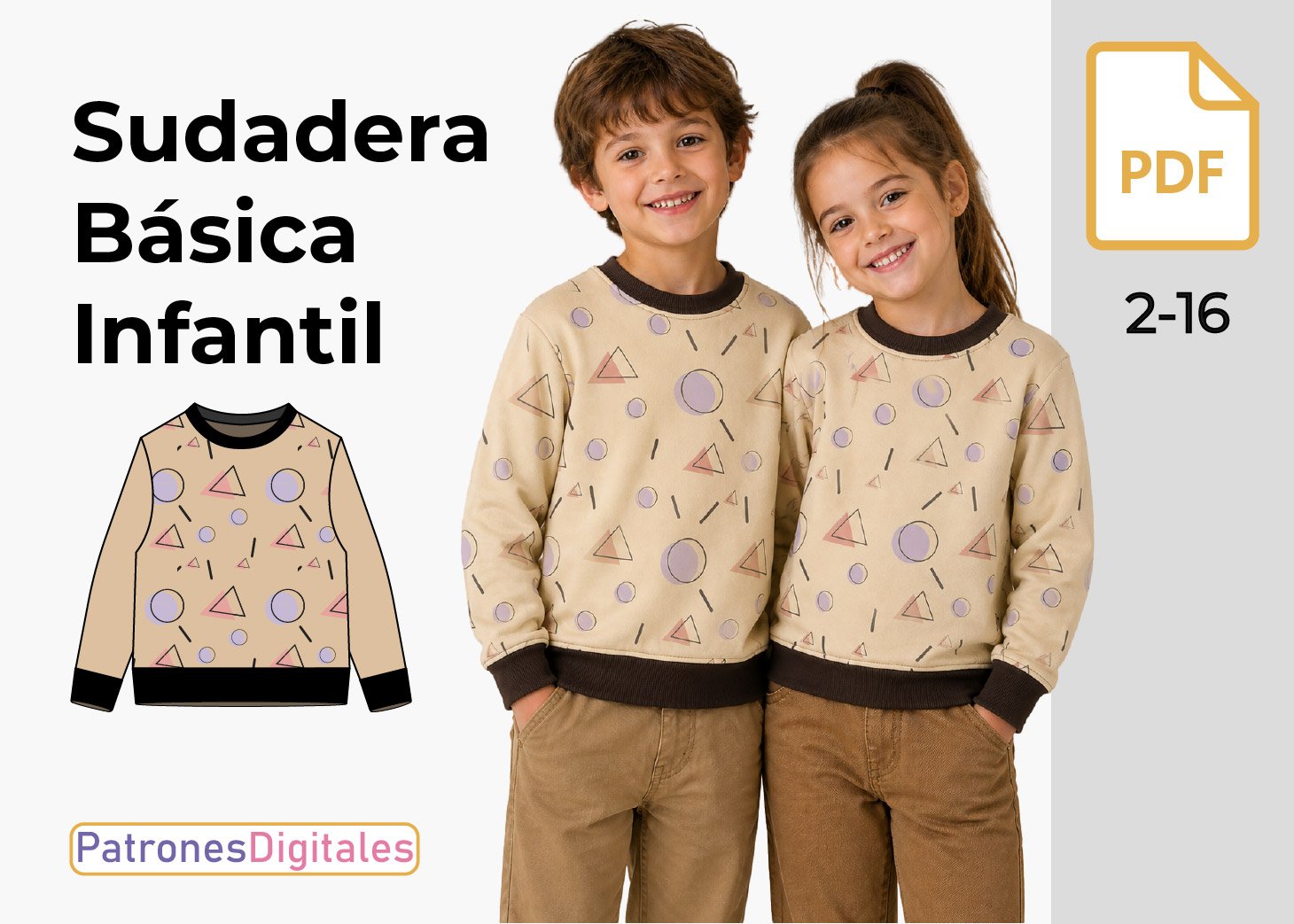 Sudadera Básica Infantil