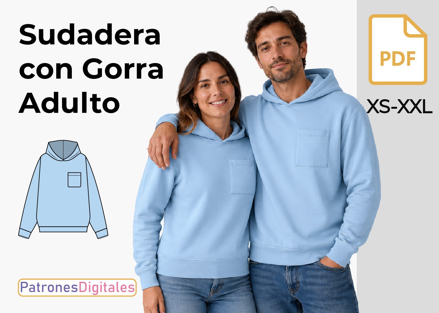 Sudadera con Gorra Unisex