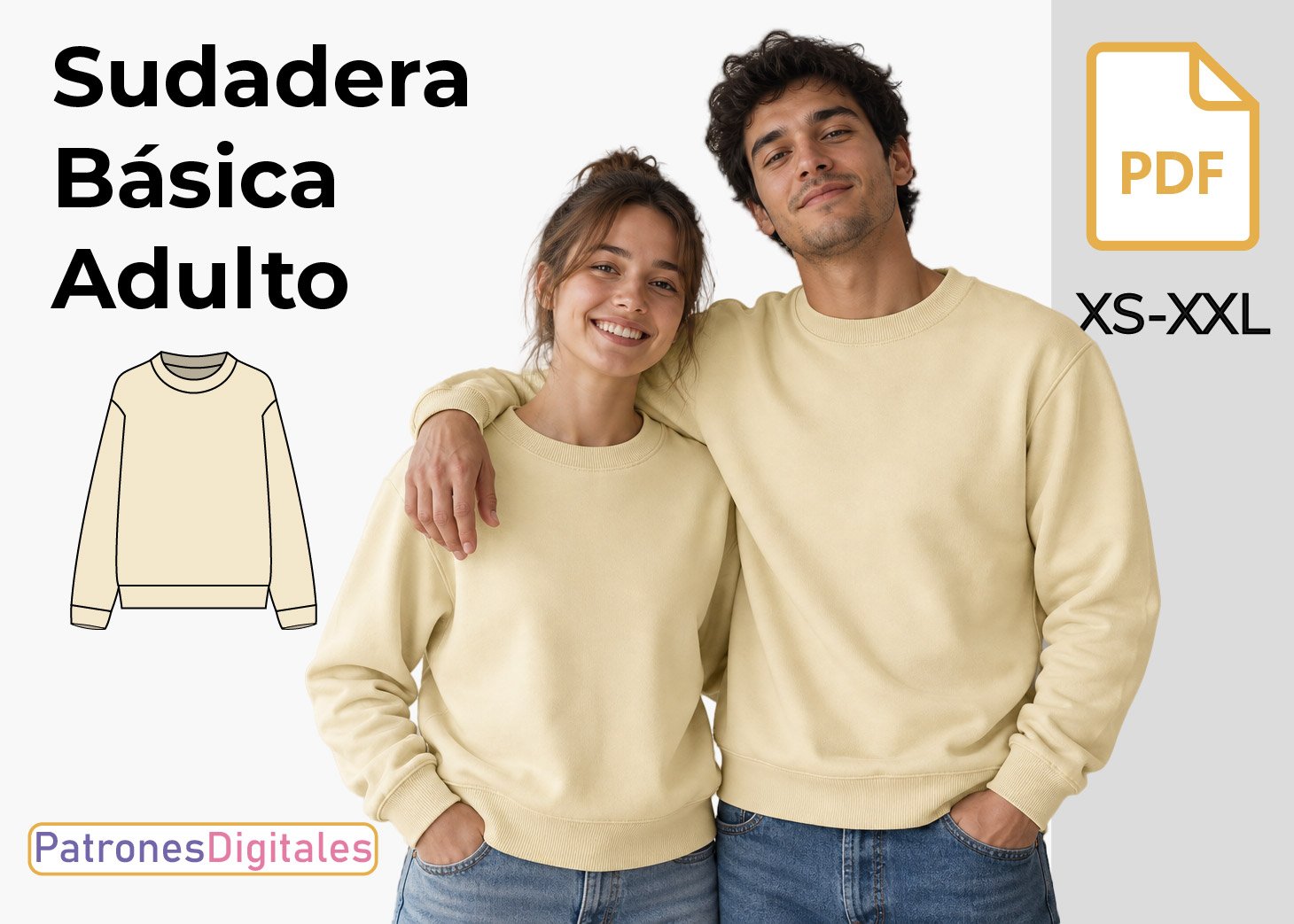 Sudadera Básica Adulto