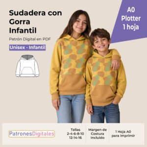 tienda 1 sudadera con Gorra infantil
