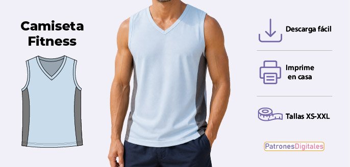 cabecera camiseta fitness hombre
