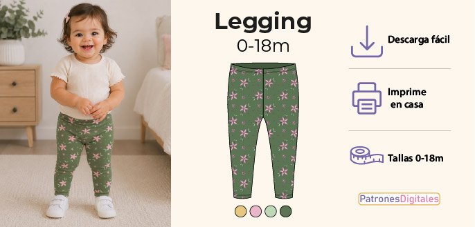 Cabecera Legging bebé