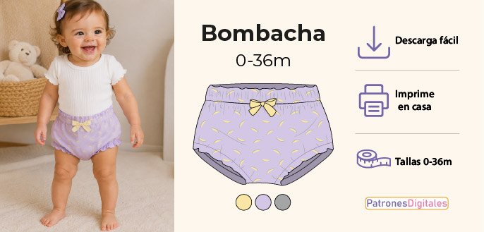 cabecera bombacha bebé