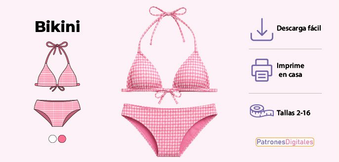 cabecera bikini niña