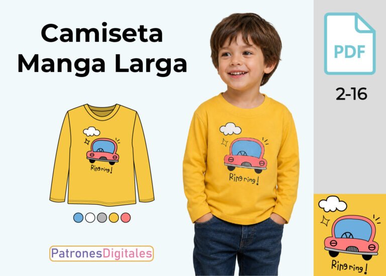 miniatura camiseta manga larga niño