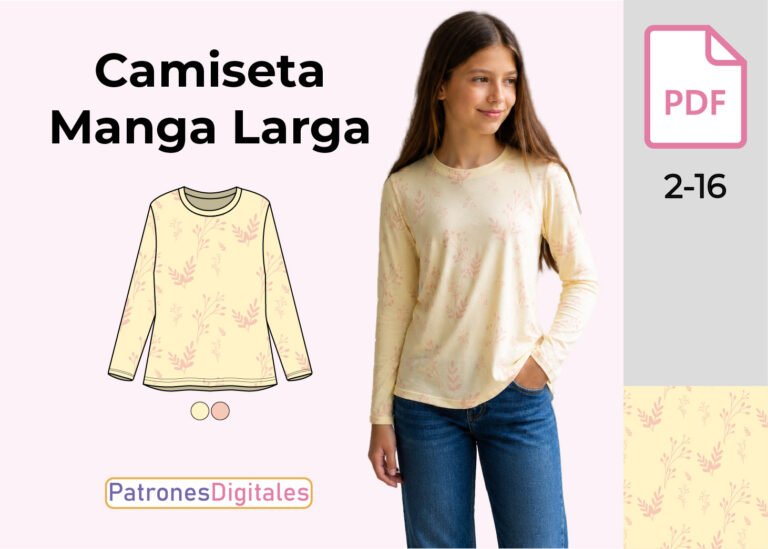 miniatura camiseta manga larga niña