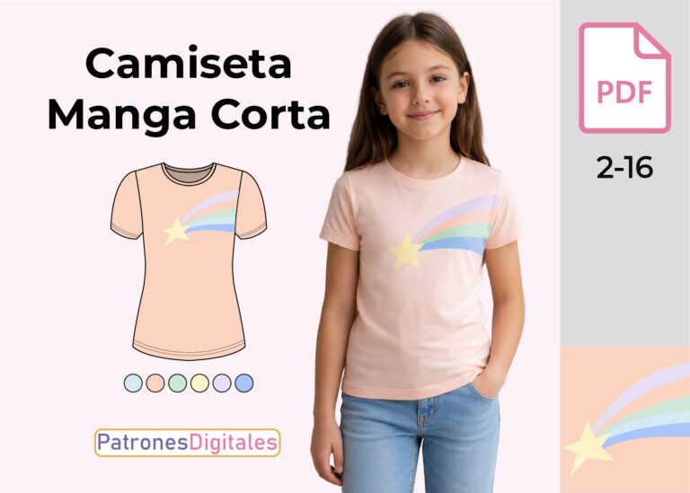 miniatura camiseta manga corta niña