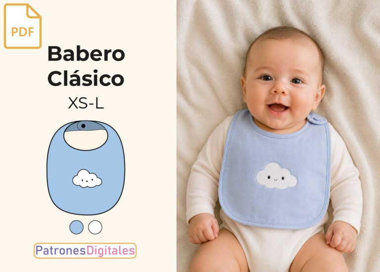miniatura babero clásico bebé