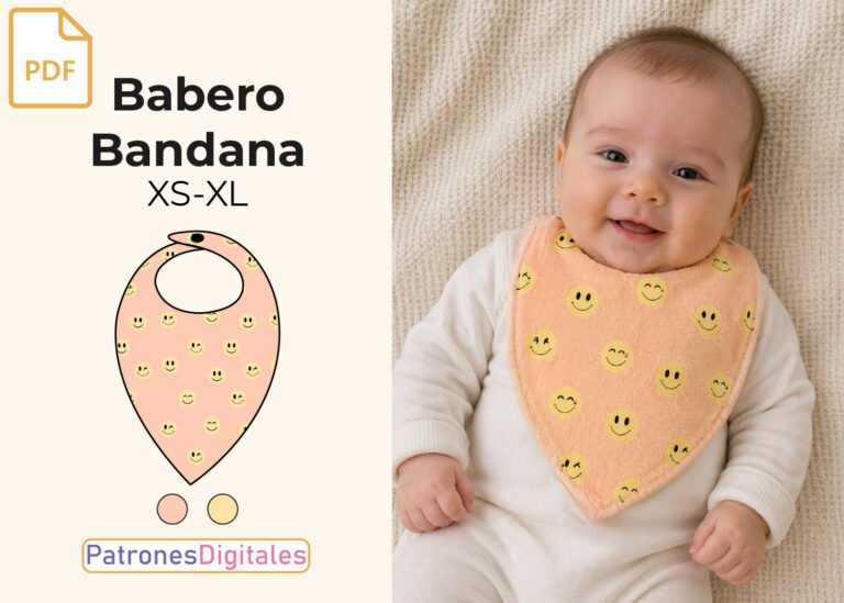 MINIATURA BABERO BANDANA BEBÉ